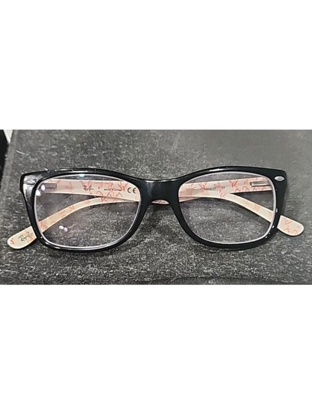 Ray Ban RB5228 5014 Full Rim Black Eyeglasses Frame 50-17 140 BTS
